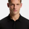 Slim-Fit-Poloshirt aus Baumwollpiqué mit zentriertem Logo