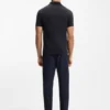 Slim-Fit-Poloshirt aus Baumwollpiqué mit zentriertem Logo