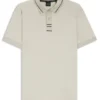 Slim-Fit-Poloshirt aus Baumwollpiqué mit zentriertem Logo