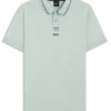 Slim-Fit-Poloshirt aus Baumwollpiqué mit zentriertem Logo