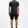 Slim-Fit-Poloshirt aus Bodymapping-Jersey mit Reißverschluss am Kragen