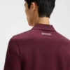 Slim-Fit-Poloshirt aus merzerisierter Baumwolle mit Vier-Knopf-Leiste