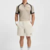Slim-Fit-Poloshirt aus Mesh-Jersey mit Reißverschluss am Kragen