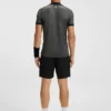 Slim-Fit-Poloshirt aus Mesh-Jersey mit Reißverschluss am Kragen