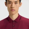 Slim-Fit-Poloshirt aus Stretch-Baumwolle mit aufgedrucktem Logo