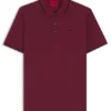 Slim-Fit-Poloshirt aus Stretch-Baumwolle mit aufgedrucktem Logo