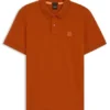 Slim-Fit-Poloshirt aus Stretch-Baumwolle mit Logo-Patch