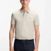 Slim-Fit-Poloshirt aus Stretch-Baumwolle mit Logo-Patch