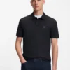Slim-Fit-Poloshirt aus Stretch-Baumwolle mit Logo-Patch