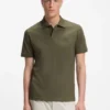 Slim-Fit-Poloshirt aus Stretch-Baumwolle mit Logo-Patch