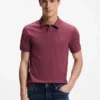 Slim-Fit-Poloshirt aus Stretch-Baumwolle mit Logo-Patch