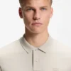 Slim-Fit-Poloshirt aus Stretch-Baumwolle mit Logo-Patch