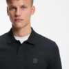 Slim-Fit-Poloshirt aus Stretch-Baumwolle mit Logo-Patch