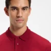 Slim-Fit-Poloshirt aus Stretch-Baumwolle mit Logo-Patch