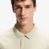 Slim-Fit-Poloshirt aus Stretch-Baumwolle mit Logo-Patch