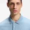 Slim-Fit-Poloshirt aus Stretch-Baumwolle mit Logo-Patch