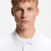 Slim-Fit-Poloshirt aus Stretch-Baumwolle mit Logo-Patch