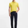 Slim-Fit-Poloshirt aus Stretch-Baumwolle mit Logo-Patch