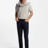 Slim-Fit-Poloshirt aus Stretch-Baumwolle mit Logo-Patch