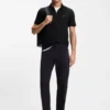 Slim-Fit-Poloshirt aus Stretch-Baumwolle mit Logo-Patch