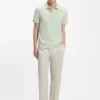 Slim-Fit-Poloshirt aus Stretch-Baumwolle mit Logo-Patch Slim-Fit-Poloshirt aus Stretch-Baumwolle mit Logo-Patch