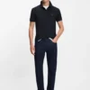 Slim-Fit-Poloshirt aus Stretch-Baumwolle mit Logo-Patch