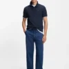 Slim-Fit-Poloshirt aus Stretch-Baumwolle mit Logo-Patch
