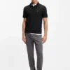 Slim-Fit-Poloshirt aus Stretch-Baumwolle mit Logo-Patch