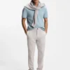 Slim-Fit-Poloshirt aus Stretch-Baumwolle mit Logo-Patch