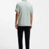 Slim-Fit-Poloshirt aus Stretch-Baumwolle mit Logo-Patch