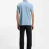 Slim-Fit-Poloshirt aus Stretch-Baumwolle mit Logo-Patch