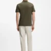 Slim-Fit-Poloshirt aus Stretch-Baumwolle mit Logo-Patch