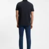Slim-Fit-Poloshirt aus Stretch-Baumwolle mit Logo-Patch