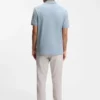 Slim-Fit-Poloshirt aus Stretch-Baumwolle mit Logo-Patch