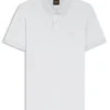 Slim-Fit-Poloshirt aus Stretch-Baumwolle mit Logo-Patch