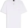 Slim-Fit-Poloshirt aus Stretch-Baumwolle mit Logo-Patch