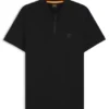 Slim-Fit-Poloshirt aus Stretch-Baumwolle mit Logo-Patch