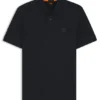 Slim-Fit-Poloshirt aus Stretch-Baumwolle mit Logo-Patch