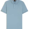 Slim-Fit-Poloshirt aus Stretch-Baumwolle mit Logo-Patch