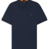 Slim-Fit-Poloshirt aus Stretch-Baumwolle mit Logo-Patch