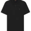 Slim-Fit-Poloshirt aus Stretch-Baumwolle mit Logo-Patch