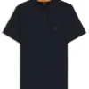 Slim-Fit-Poloshirt aus Stretch-Baumwolle mit Logo-Patch