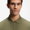 Slim-Fit-Poloshirt aus Stretch-Baumwolle mit Logo und Streifen