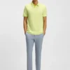 Slim-Fit-Poloshirt aus Stretch-Baumwolle mit Logo und Streifen