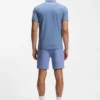 Slim-Fit-Poloshirt aus Stretch-Baumwolle mit Logo und Streifen