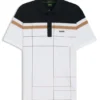 Slim-Fit-Poloshirt aus Stretch-Baumwolle mit Quick-Dry-Funktion