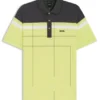 Slim-Fit-Poloshirt aus Stretch-Baumwolle mit Quick-Dry-Funktion