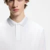 Slim-Fit-Poloshirt mit Kontraststreifen aus merzerisierter Baumwolle Slim-Fit-Poloshirt mit Kontraststreifen aus merzerisierter Baumwolle