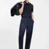 Slim-Fit-Poloshirt mit Kontraststreifen aus merzerisierter Baumwolle Slim-Fit-Poloshirt mit Kontraststreifen aus merzerisierter Baumwolle