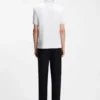 Slim-Fit-Poloshirt mit Kontraststreifen aus merzerisierter Baumwolle Slim-Fit-Poloshirt mit Kontraststreifen aus merzerisierter Baumwolle